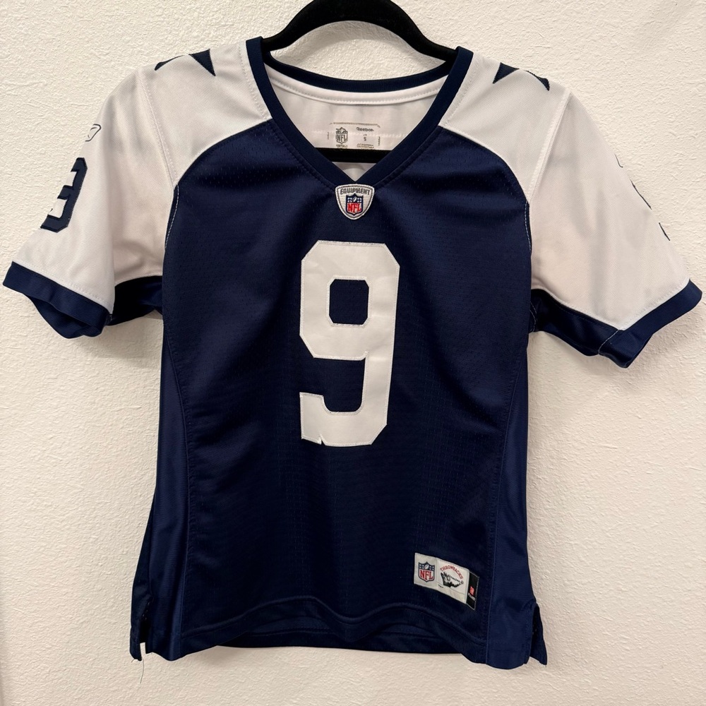 Reebok Kids Blue and White Jersey #9 Romo